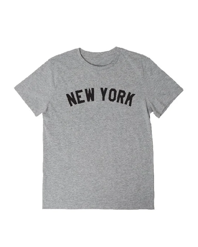 Men's long - sleeve henley t - shirts with button - down placketsNew York Basic T-Shirt - Heather Grey Men's long - sleeve henley t - shirts with button - down placketsNew York Basic T-Shirt - Heather Grey