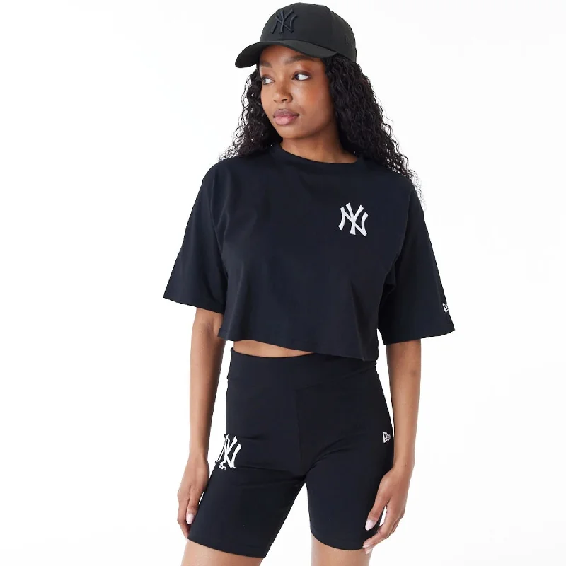 Men's printed Hawaiian t - shirts for tropical vacationsNew York Yankees Womens MLB Lifestyle Black Crop T-Shirt Men's printed Hawaiian t - shirts for tropical vacationsNew York Yankees Womens MLB Lifestyle Black Crop T-Shirt