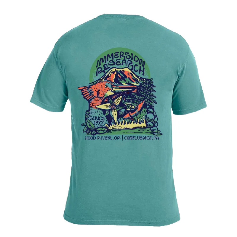 Men's tie - dye t - shirts with a bohemian stylePahto T-shirt