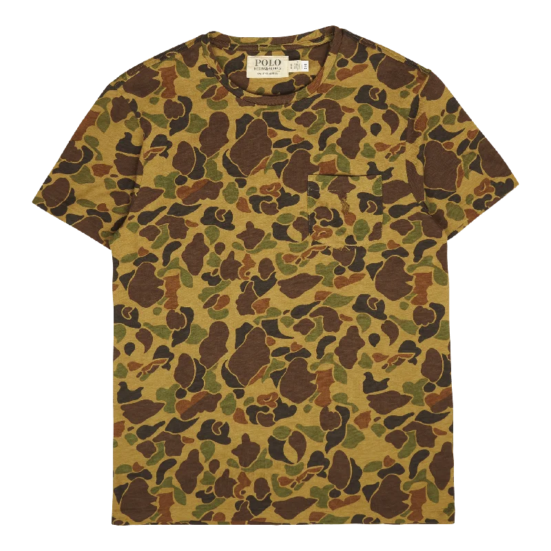 Men's antimicrobial polo shirts for odor - free daily wear30/1 Slub Jersey-ssl-tsh Frog Camo Men's antimicrobial polo shirts for odor - free daily wear30/1 Slub Jersey-ssl-tsh Frog Camo