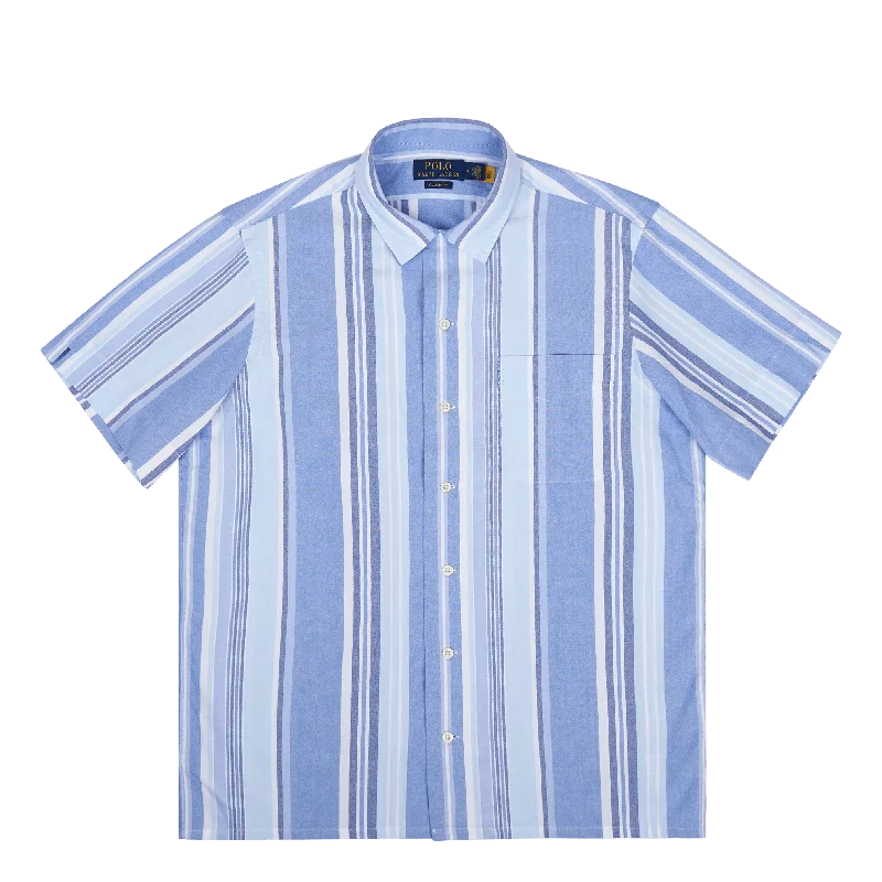 Men's plus size golf polo shirts in moisture wicking fabric40/1 Yd Oxford-clady1pksss 5896a Blue Multi Men's plus size golf polo shirts in moisture wicking fabric40/1 Yd Oxford-clady1pksss 5896a Blue Multi
