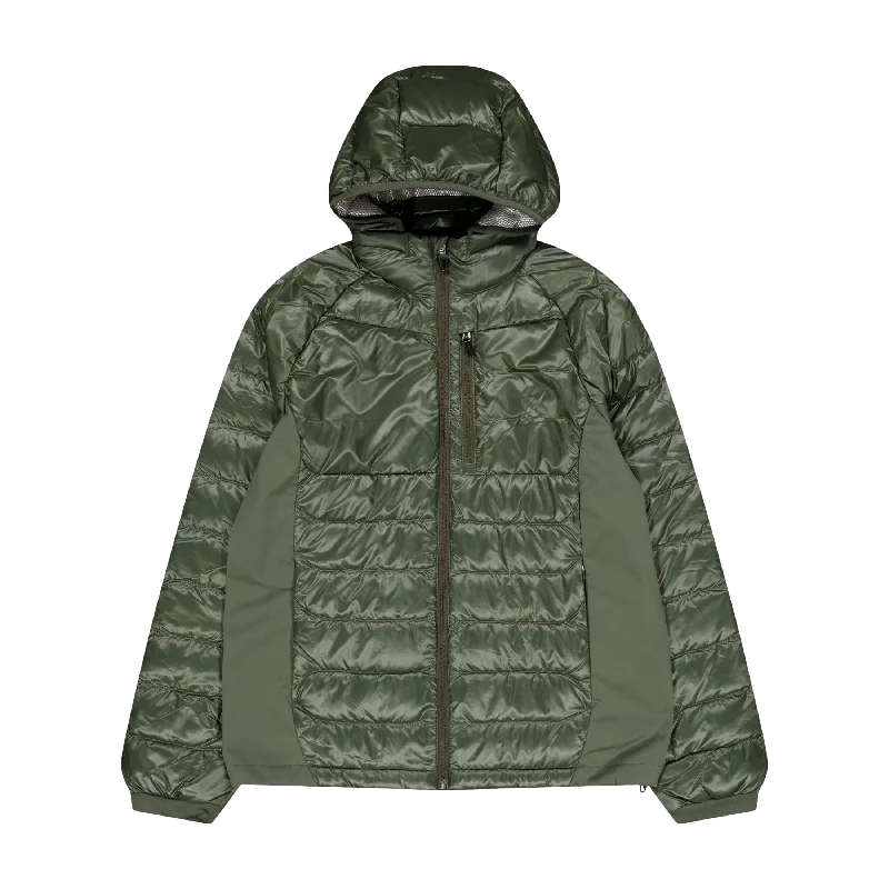 Men's quick - dry polo shirts for water sports activitiesWater-Repellent Hybrid Down Jacket Fossil Green Men's quick - dry polo shirts for water sports activitiesWater-Repellent Hybrid Down Jacket Fossil Green
