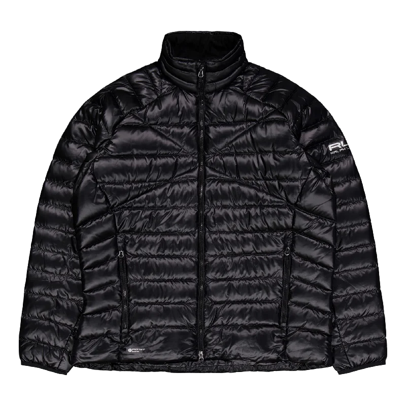 Men's long sleeve classic fit polo shirts with embroidered logosWater-Repellent Packable Down Jacket Polo Black Men's long sleeve classic fit polo shirts with embroidered logosWater-Repellent Packable Down Jacket Polo Black