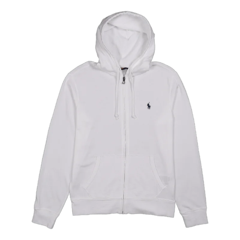 Men's antimicrobial polo shirts for odor - free daily wearSpa Terry Hoodie White