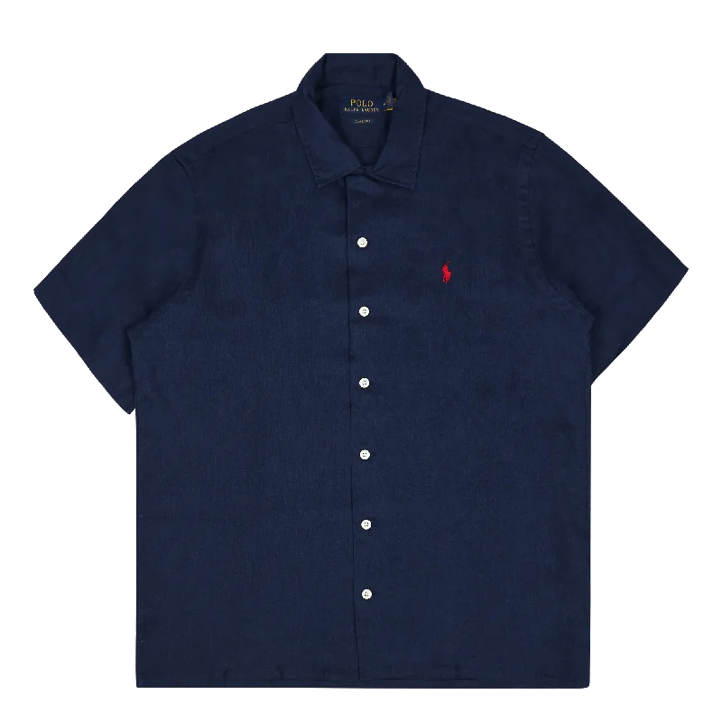 Men's lightweight performance polo shirts for tennis matchesClassic Fit Linen Camp Shirt Newport Navy Men's lightweight performance polo shirts for tennis matchesClassic Fit Linen Camp Shirt Newport Navy