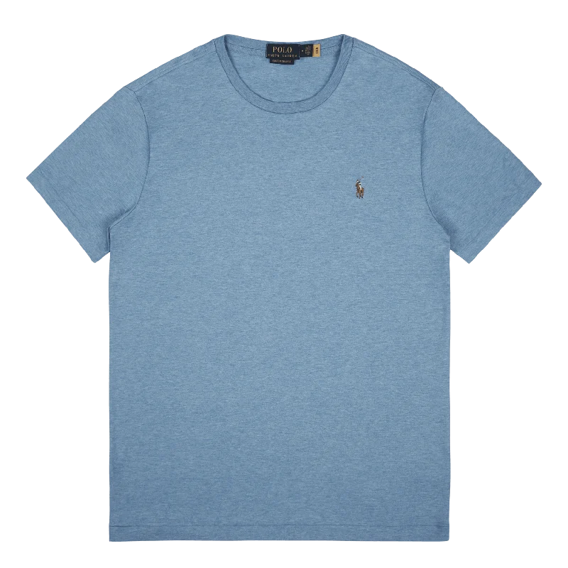 Men's long sleeve classic fit polo shirts with embroidered logosCustom Slim Fit Soft Cotton T-Shirt Soft Royal Heather