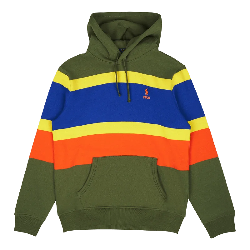 Men's UV - protected polo shirts for outdoor gardeningStriped Fleece Hoodie