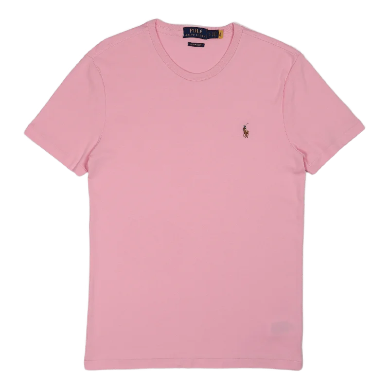 Men's quick - dry polo shirts for water sports activitiesCustom Slim Fit Soft Cotton T-Shirt Carmel Pink Men's quick - dry polo shirts for water sports activitiesCustom Slim Fit Soft Cotton T-Shirt Carmel Pink