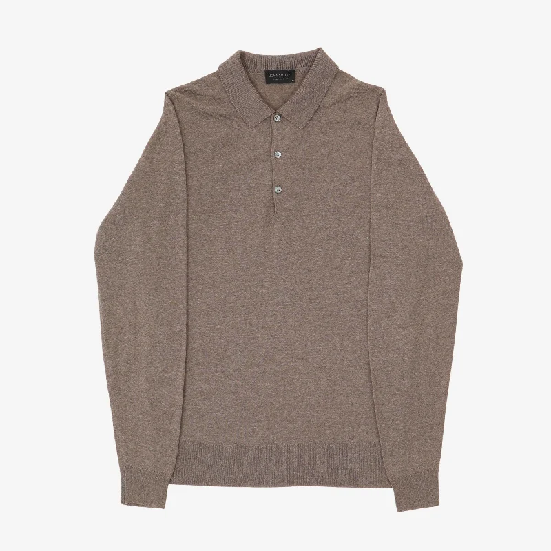 Men's antimicrobial polo shirts for odor - free daily wearPolo LS