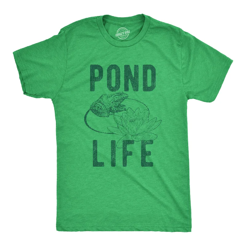 Men's slim - fit graphic t - shirts with vintage rock band printsPond Life Men's T Shirt Men's slim - fit graphic t - shirts with vintage rock band printsPond Life Men's T Shirt