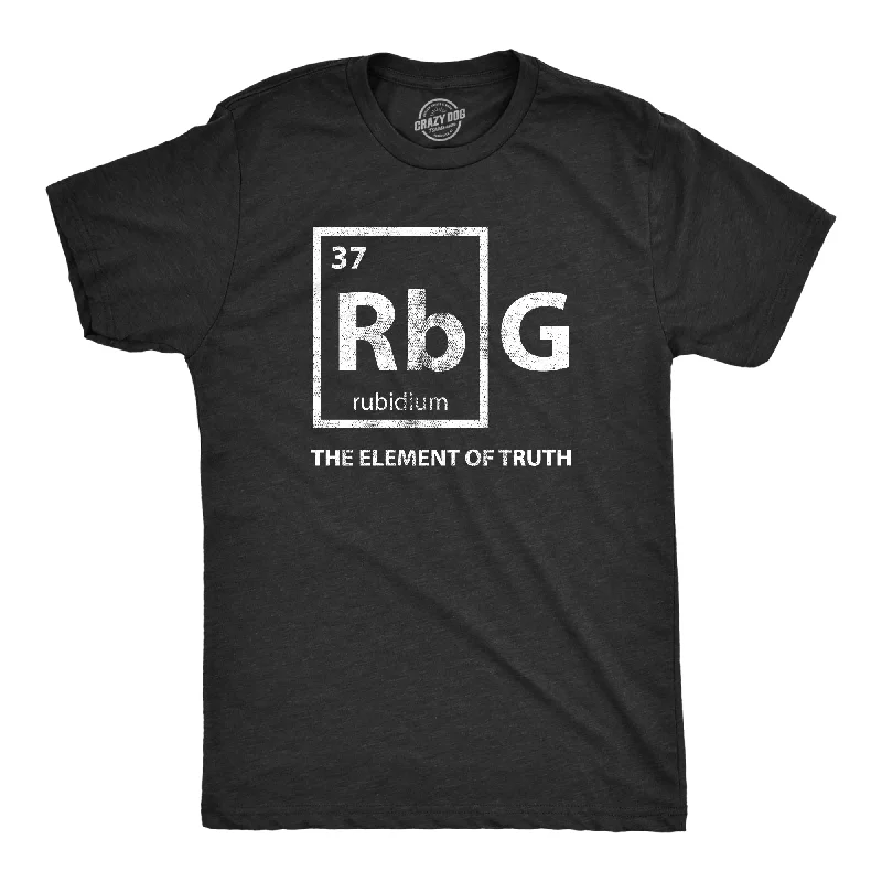 Men's eco - friendly recycled t - shirts for sustainable fashion choicesRBG Element Of Truth Men's T Shirt Men's eco - friendly recycled t - shirts for sustainable fashion choicesRBG Element Of Truth Men's T Shirt