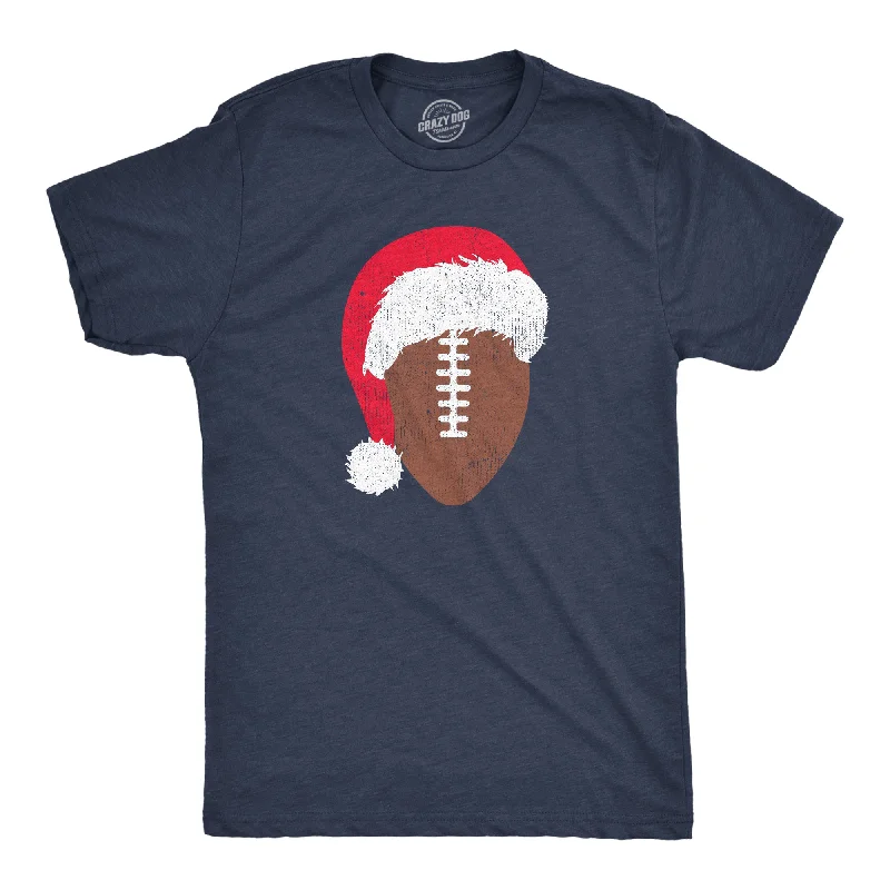 Men's v - neck muscle t - shirts for a body - building aestheticSanta Football Men's T Shirt Men's v - neck muscle t - shirts for a body - building aestheticSanta Football Men's T Shirt