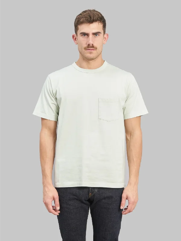 Men's luxury cashmere blend polo shirts in solid colorsSeuvas Cotton Crew Neck T-Shirt Matcha