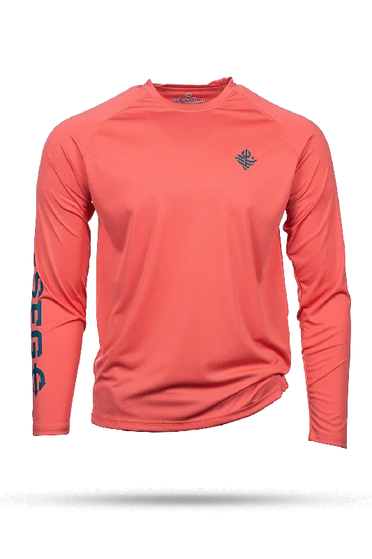 Men's thermal t - shirts with a high - neck design for cold weatherSFG Performance Long Sleeve Raglan UVA & UVB Protection Men's thermal t - shirts with a high - neck design for cold weatherSFG Performance Long Sleeve Raglan UVA & UVB Protection