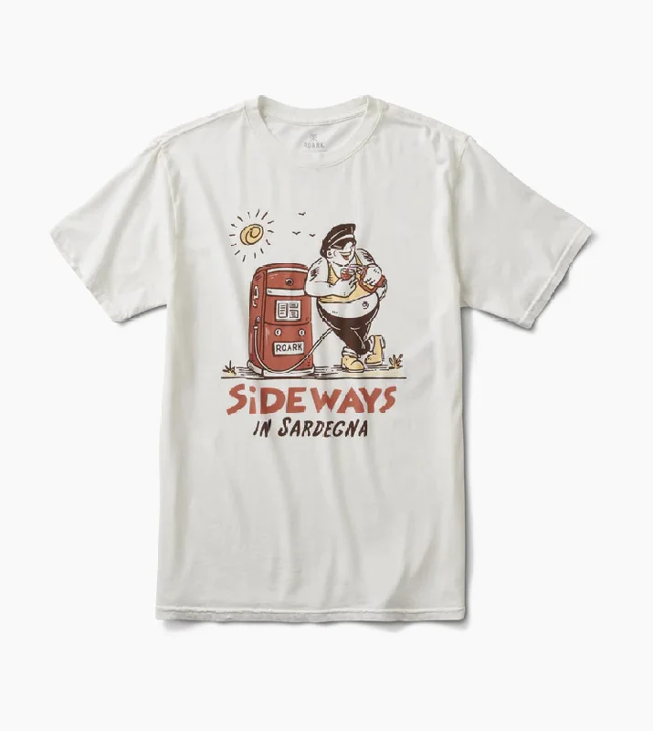 Men's ribbed t - shirts with a textured finish for added styleSideways In Sardegna Premium Tee Men's ribbed t - shirts with a textured finish for added styleSideways In Sardegna Premium Tee