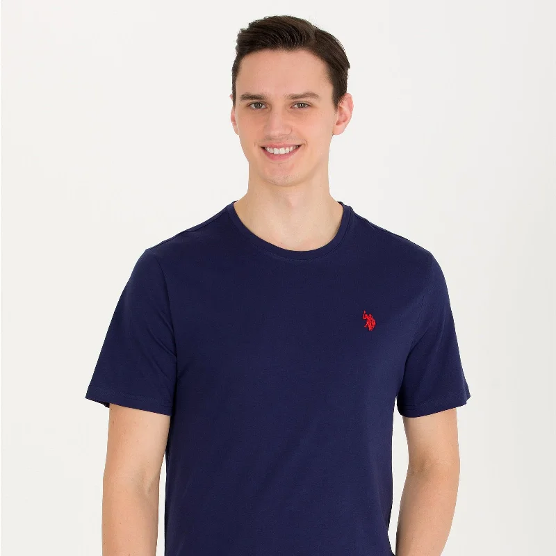 Men's budget - friendly basic polo shirts in multiple colorsT-SHIRT BASIQUE BLEU MARINE GTS01 - 1571426VR033 Men's budget - friendly basic polo shirts in multiple colorsT-SHIRT BASIQUE BLEU MARINE GTS01 - 1571426VR033