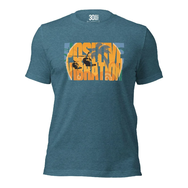 Men's slim - fit graphic t - shirts with vintage rock band printsT-shirt - Blackhawk Positive Vibration Men's slim - fit graphic t - shirts with vintage rock band printsT-shirt - Blackhawk Positive Vibration