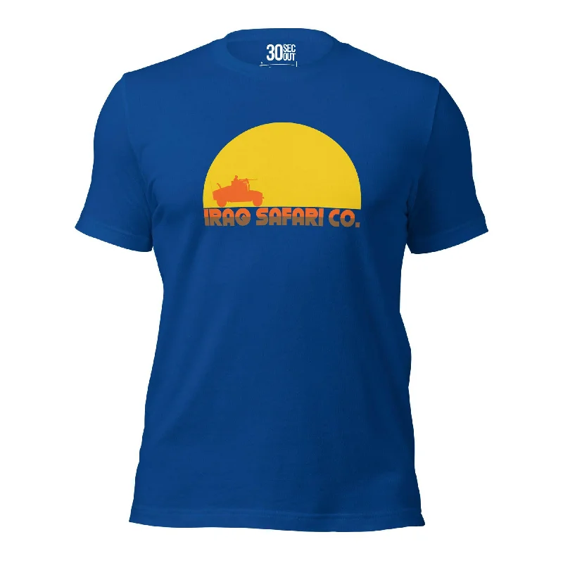 Men's printed Hawaiian t - shirts for tropical vacationsT-shirt - Iraq Safari Company Men's printed Hawaiian t - shirts for tropical vacationsT-shirt - Iraq Safari Company