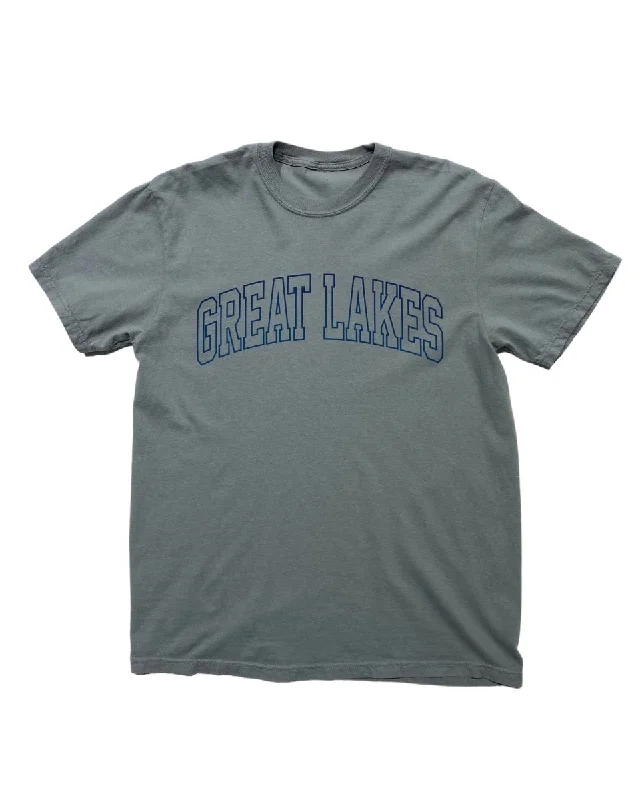 Men's tie - dye t - shirts with a bohemian styleThe Great Lakes State - Great Lakes = Great Times T-Shirt - Granite Men's tie - dye t - shirts with a bohemian styleThe Great Lakes State - Great Lakes = Great Times T-Shirt - Granite