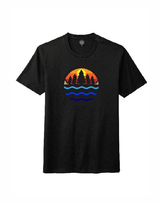 Men's UV - protection t - shirts for outdoor activities in the sunThe Great Lakes State Logo Tri Blend T-Shirt - Black Men's UV - protection t - shirts for outdoor activities in the sunThe Great Lakes State Logo Tri Blend T-Shirt - Black