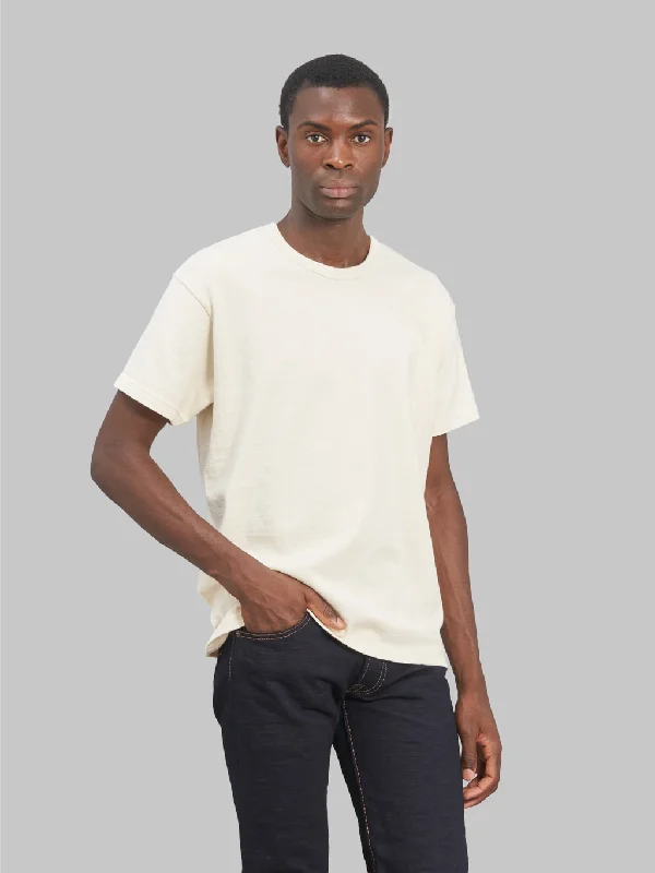 Men's lightweight performance polo shirts for tennis matchesThe Rite Stuff Heavyweight 9oz Loopwheel Tee Ecru Men's lightweight performance polo shirts for tennis matchesThe Rite Stuff Heavyweight 9oz Loopwheel Tee Ecru