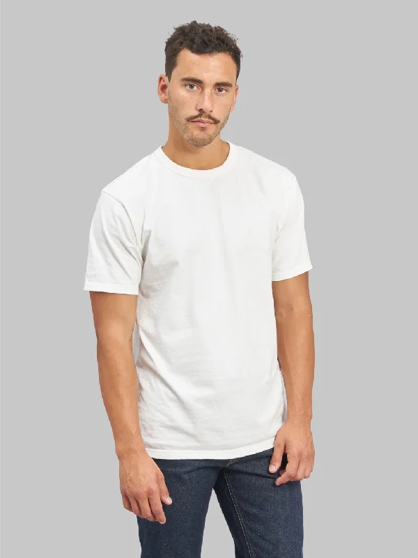 Men's jacquard woven polo shirts with intricate designsThe Strike Gold Loopwheeled T-Shirt White Men's jacquard woven polo shirts with intricate designsThe Strike Gold Loopwheeled T-Shirt White