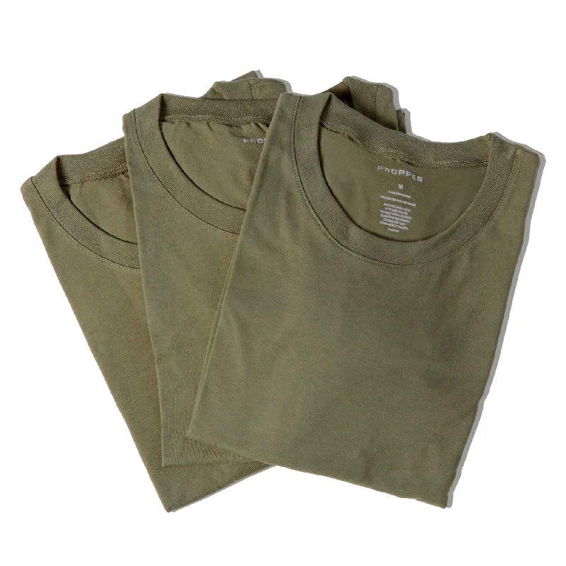 Men's short - sleeve linen t - shirts for summer beach outingsUSMC Plain T-shirts, 3-Pack Men's short - sleeve linen t - shirts for summer beach outingsUSMC Plain T-shirts, 3-Pack