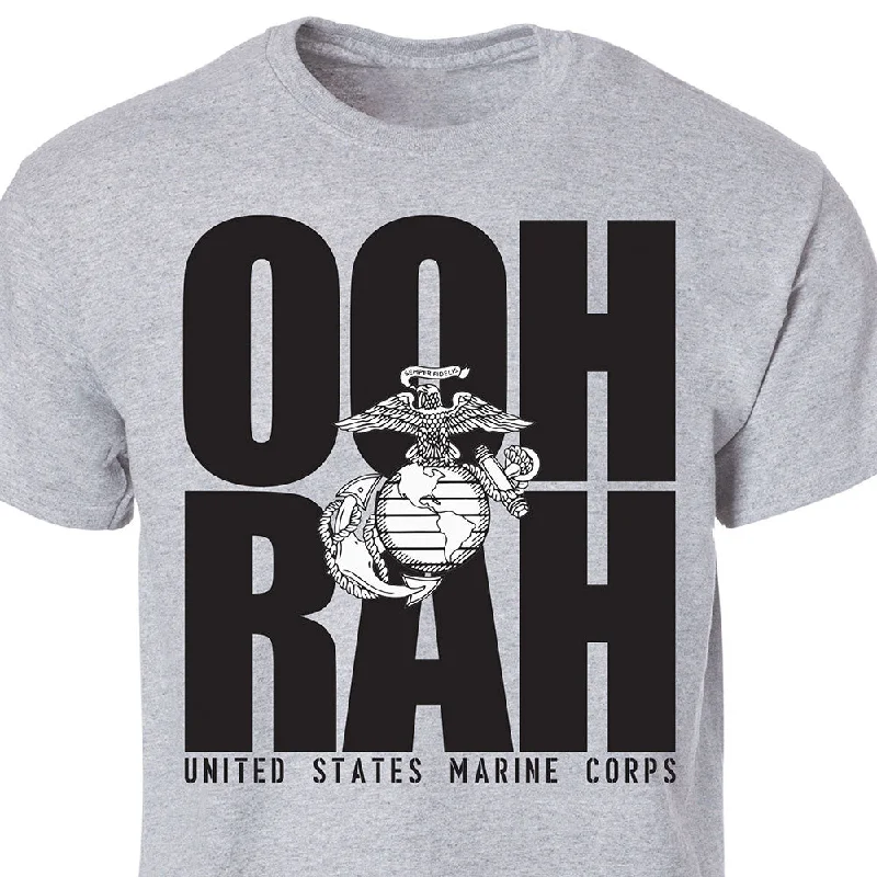 Men's organic cotton crew - neck t - shirts for everyday comfortOOH RAH T-shirt
