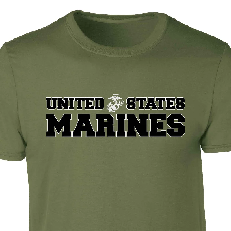 Men's UV - protection t - shirts for outdoor activities in the sunUnited States Marines T-Shirt Men's UV - protection t - shirts for outdoor activities in the sunUnited States Marines T-Shirt