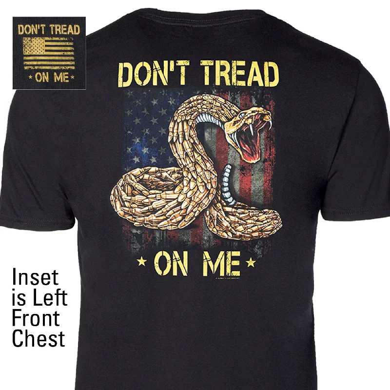Men's antimicrobial t - shirts for odor - free freshness during travelDon't Tread On Me T-shirt Men's antimicrobial t - shirts for odor - free freshness during travelDon't Tread On Me T-shirt