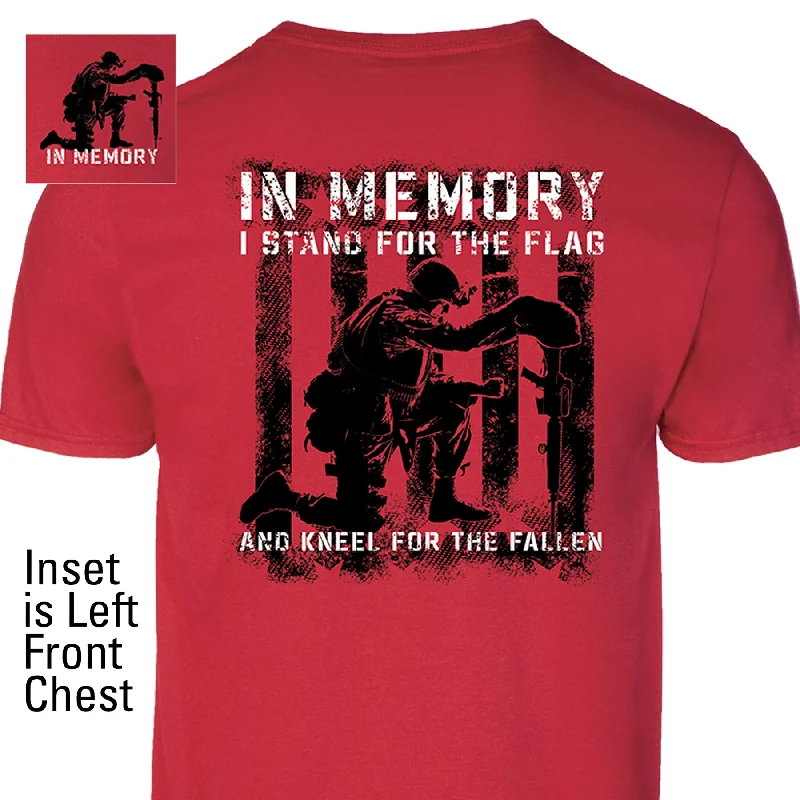 Men's slim - fit graphic t - shirts with vintage rock band printsIn Memory T-shirt