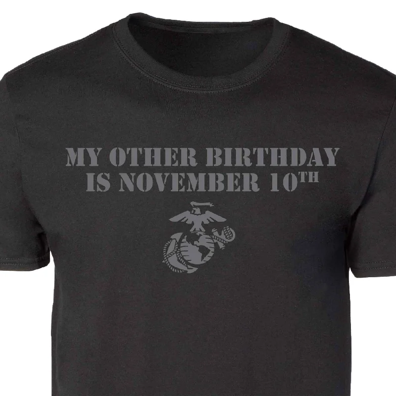 Men's antimicrobial t - shirts for odor - free freshness during travelMy Other Birthday Is November 10th T-shirt Men's antimicrobial t - shirts for odor - free freshness during travelMy Other Birthday Is November 10th T-shirt