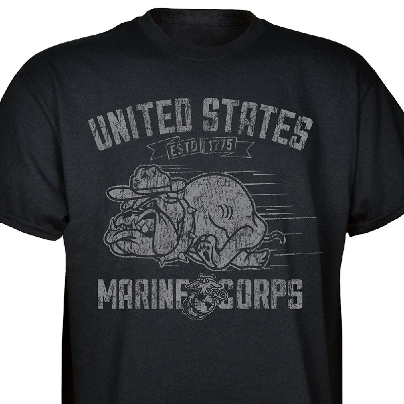 Men's moisture - wicking athletic t - shirts for intense workoutsUSMC Devil Dog T-shirt Men's moisture - wicking athletic t - shirts for intense workoutsUSMC Devil Dog T-shirt
