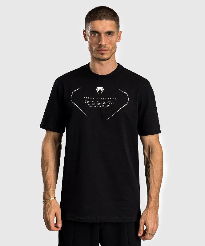 Men's v - neck muscle t - shirts for a body - building aestheticVenum x Tekken 8 - Jin Kazama T-Shirt - Black/Black/White Men's v - neck muscle t - shirts for a body - building aestheticVenum x Tekken 8 - Jin Kazama T-Shirt - Black/Black/White