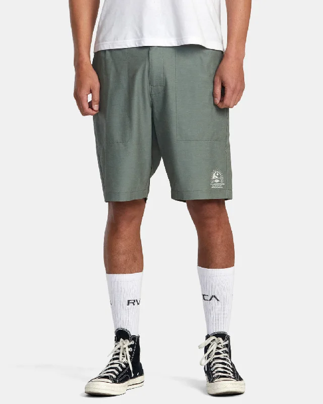 Men's breathable cotton athletic shorts for intense workouts All Time Hemp Hybrid 19" Shorts - Surplus Men's breathable cotton athletic shorts for intense workouts All Time Hemp Hybrid 19" Shorts - Surplus