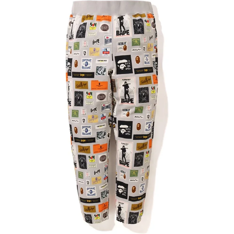 Men's breathable cotton athletic shorts for intense workouts Bape Multi Label Sweat Pants Mens Men's breathable cotton athletic shorts for intense workouts Bape Multi Label Sweat Pants Mens