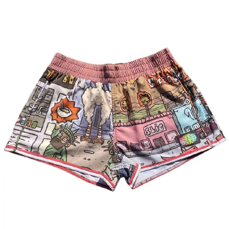Men's flat - front chino shorts for semi - formal summer events BART OATMEAL 2" Women's Shorts Men's flat - front chino shorts for semi - formal summer events BART OATMEAL 2" Women's Shorts