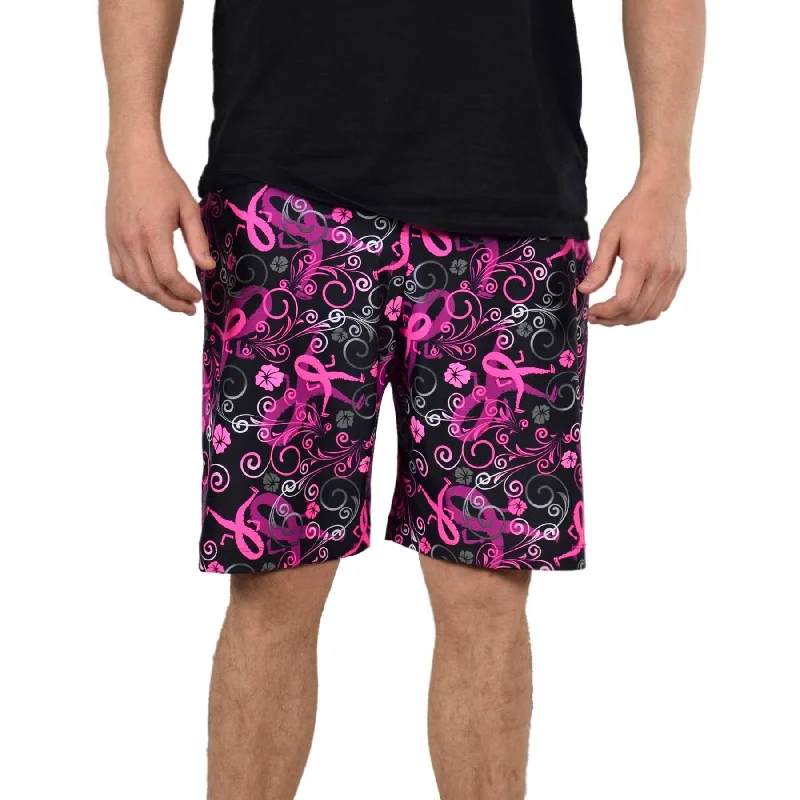 Men's floral print silk blend shorts for a unique night - out look Be The Finish Men's Athletic Shorts-Long Length Men's floral print silk blend shorts for a unique night - out look Be The Finish Men's Athletic Shorts-Long Length