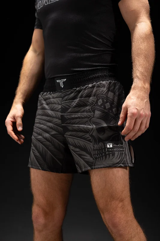 Men's button - fly denim work shorts for durability on the job Blackout Warrior Chief Fight Shorts (5"&7“ Inseam) Men's button - fly denim work shorts for durability on the job Blackout Warrior Chief Fight Shorts (5"&7“ Inseam)