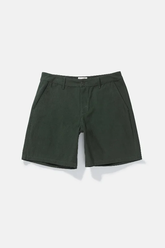 Men's drawstring casual linen shorts for a laid - back summer look Canvas Essential Short Pine Men's drawstring casual linen shorts for a laid - back summer look Canvas Essential Short Pine