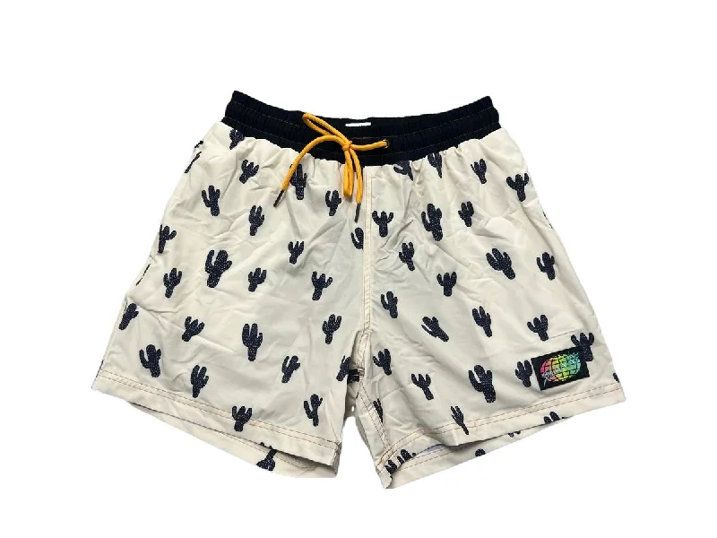 Men's high - waisted swim shorts with UPF protection for beach vacations CAT TIES 5" Men's Shorts Men's high - waisted swim shorts with UPF protection for beach vacations CAT TIES 5" Men's Shorts