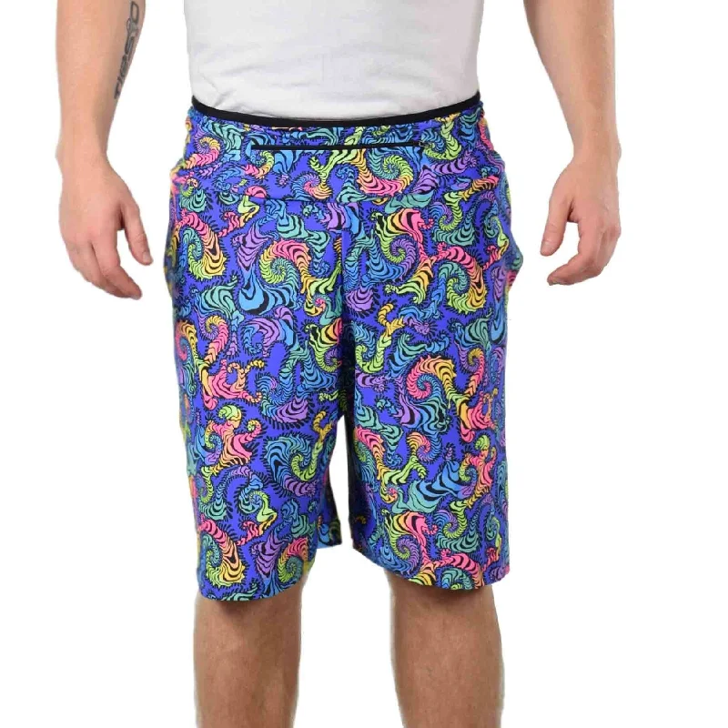 Men's zip - pocket canvas shorts for added functionality during travel   Futterwacken Men's Athletic Shorts - Long XS