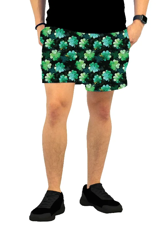 Men's wide - leg linen blend shorts for a relaxed beachside vibe Shamrockin' Board Shorts Men's wide - leg linen blend shorts for a relaxed beachside vibe Shamrockin' Board Shorts