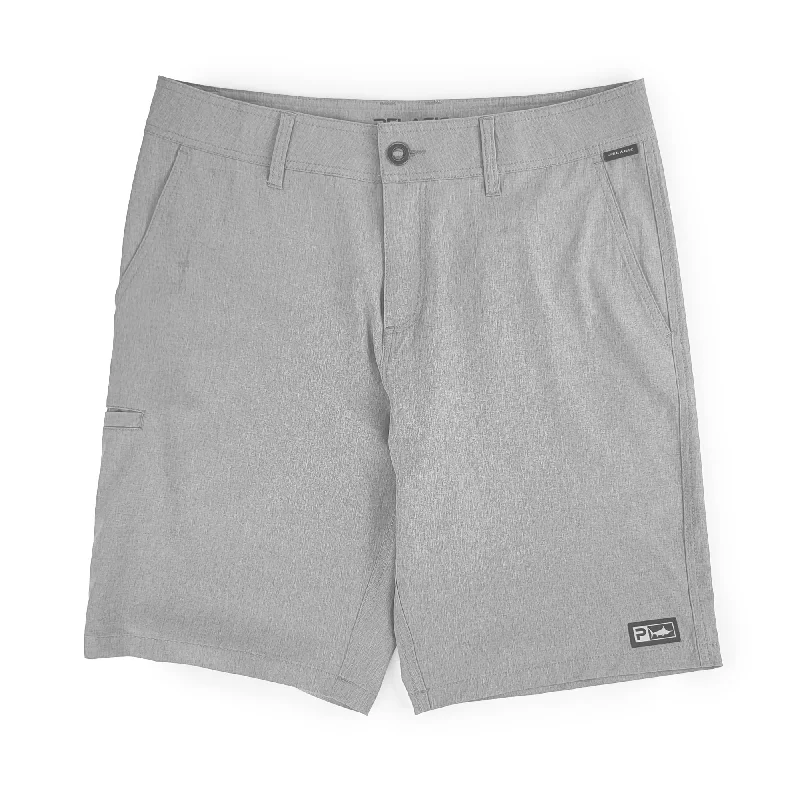 Men's flat - front chino shorts for semi - formal summer events   Deep Sea
