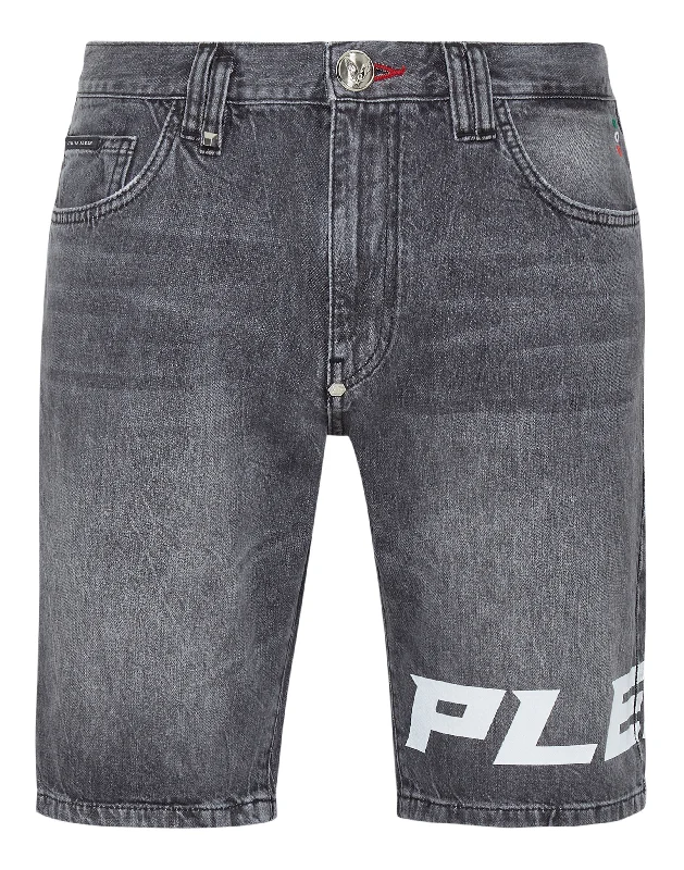 Men's distressed cotton shorts for a bohemian - inspired style Denim Mykonos short Fit Men's distressed cotton shorts for a bohemian - inspired style Denim Mykonos short Fit
