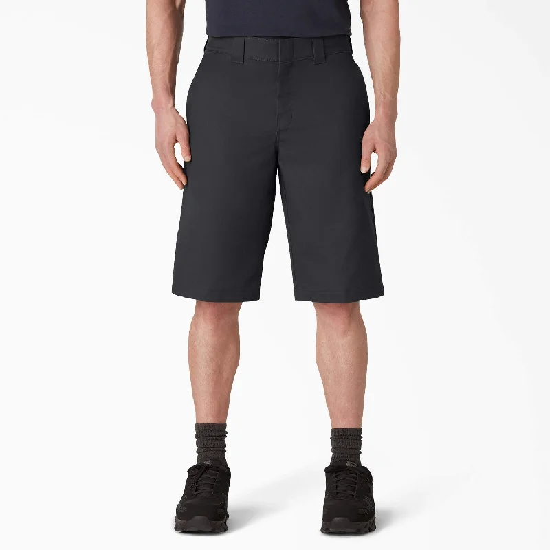 Men's neon - colored athletic shorts for high - visibility workouts Dickies Cooling Active Waist Flat Front Shorts, 13" Men's neon - colored athletic shorts for high - visibility workouts Dickies Cooling Active Waist Flat Front Shorts, 13"