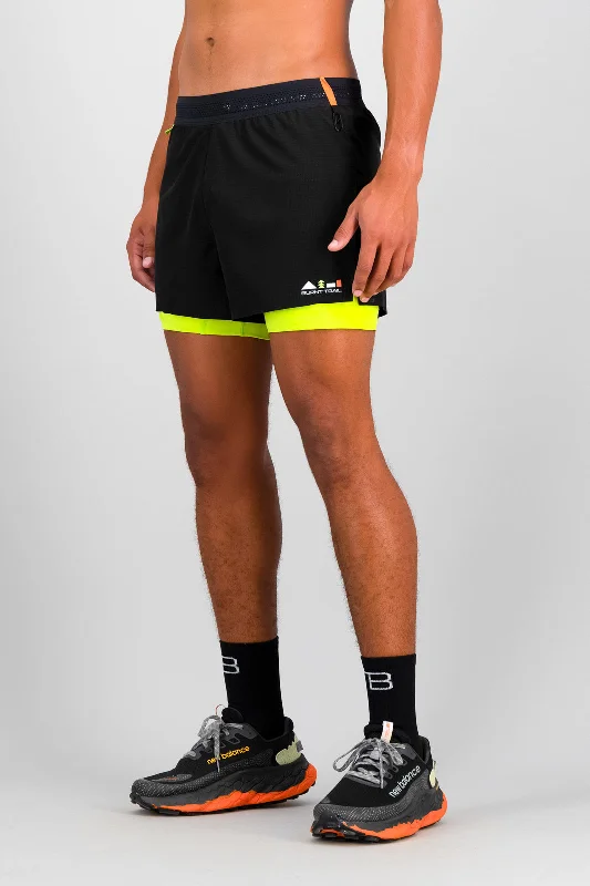 Men's ripped denim shorts for a trendy streetwear aesthetic Elevate Men's Run 2-in-1 Short Men's ripped denim shorts for a trendy streetwear aesthetic Elevate Men's Run 2-in-1 Short