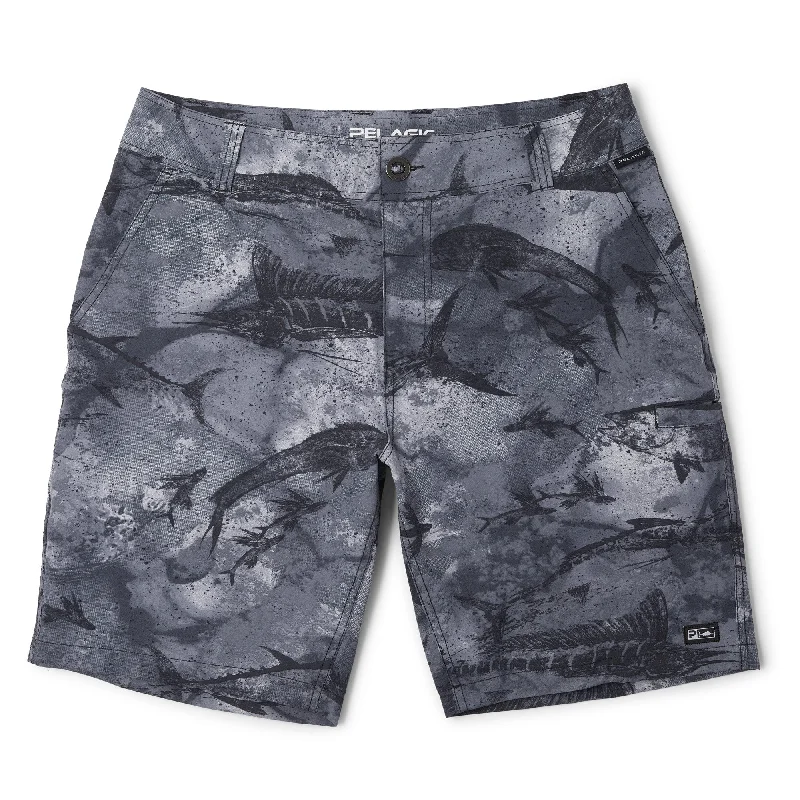 Men's moisture - wicking performance shorts for sweaty outdoor activities   Shortfin