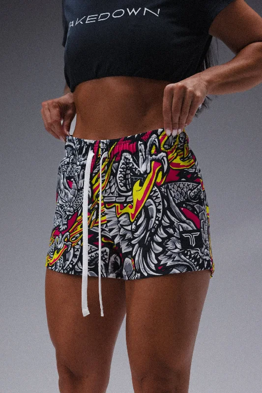 Men's floral print silk blend shorts for a unique night - out look Iron Dragon Women's Gym Short (3" Inseam) - Magenta Men's floral print silk blend shorts for a unique night - out look Iron Dragon Women's Gym Short (3" Inseam) - Magenta