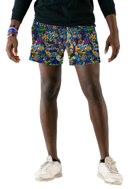 Men's breathable cotton athletic shorts for intense workouts Keep Swimming Board Shorts Men's breathable cotton athletic shorts for intense workouts Keep Swimming Board Shorts